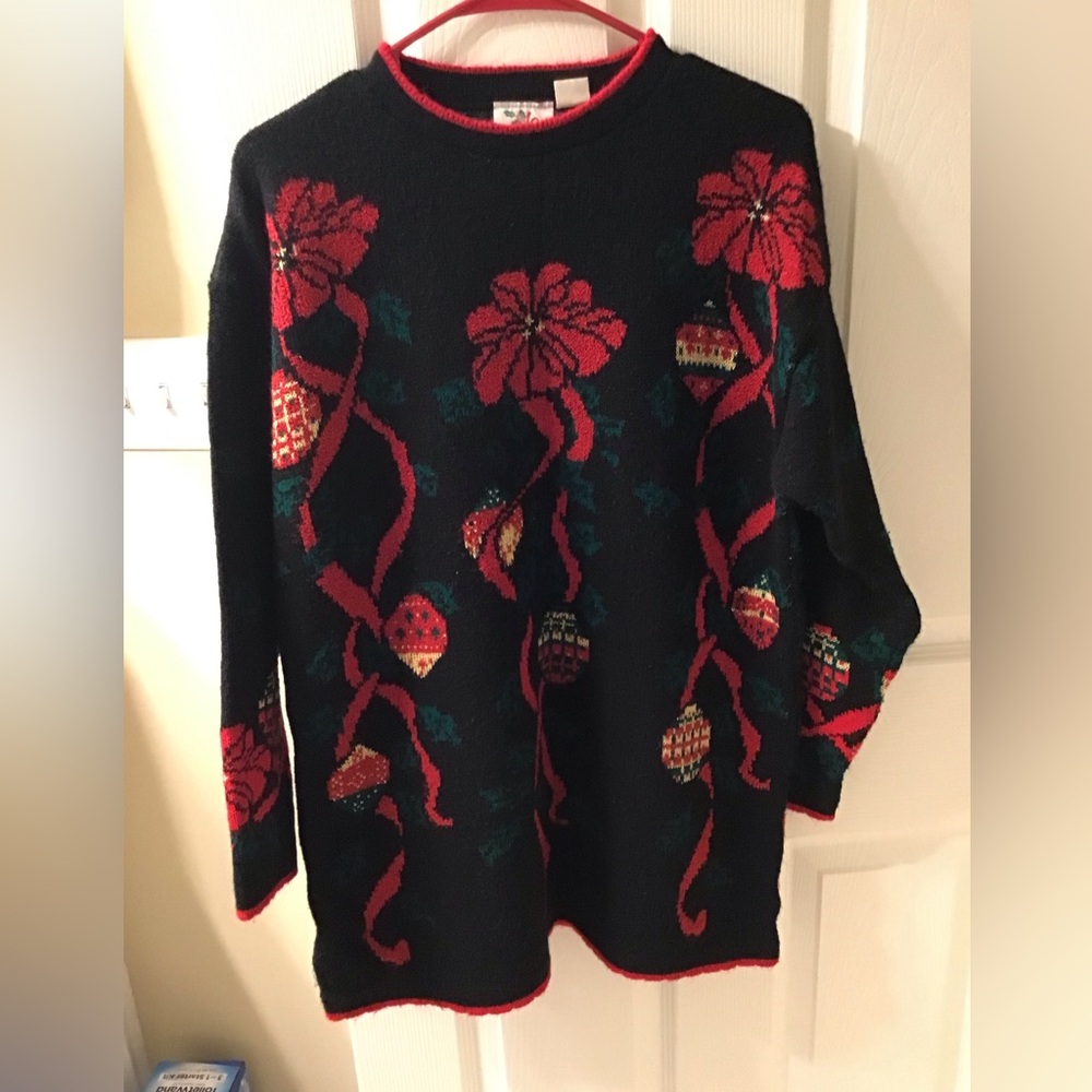 Vintage Nutcracker Christmas Sweater Made in USA